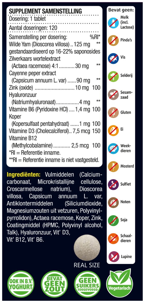 Lucovitaal Overgang Balans 120 tabletten