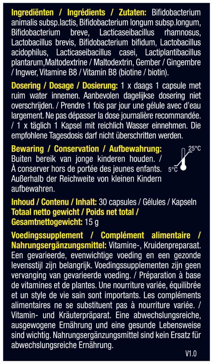 Lucovitaal Hersenen & Darm Support Bioticomel 30 Capsules