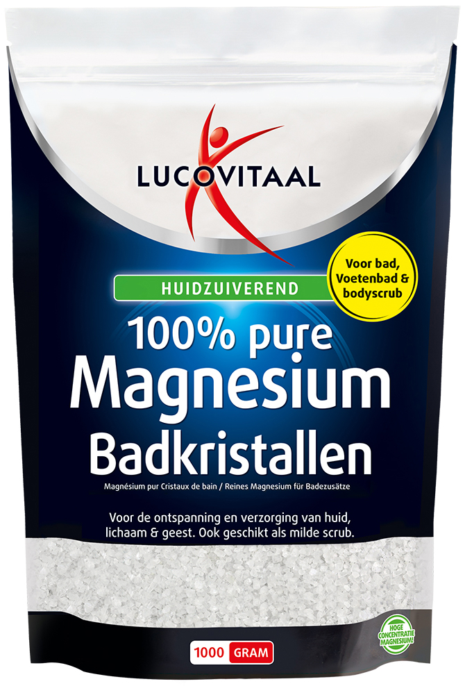 Lucovitaal Magnesium Badkristallen 1000g