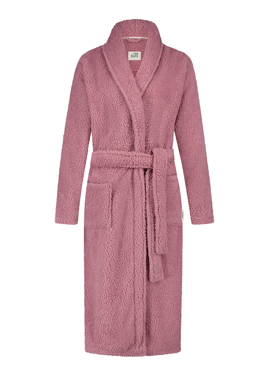 Dames Badjas Teddy Pink
