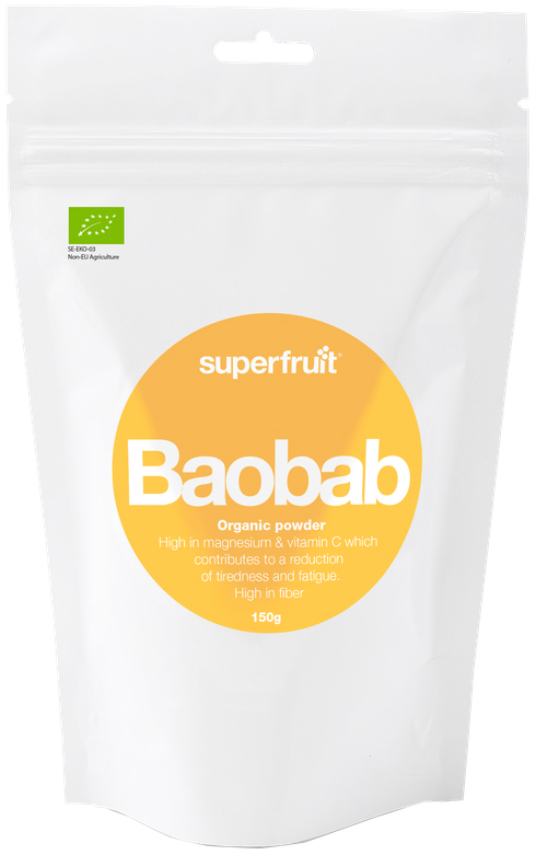 Superfruit Baobab Poeder Biologisch 150 gram