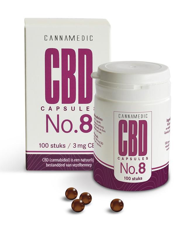 CBD Capsules nr 8 3 mg 100ca