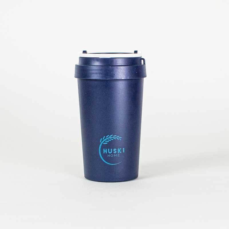 Rice husk travel cup midnight 400ml