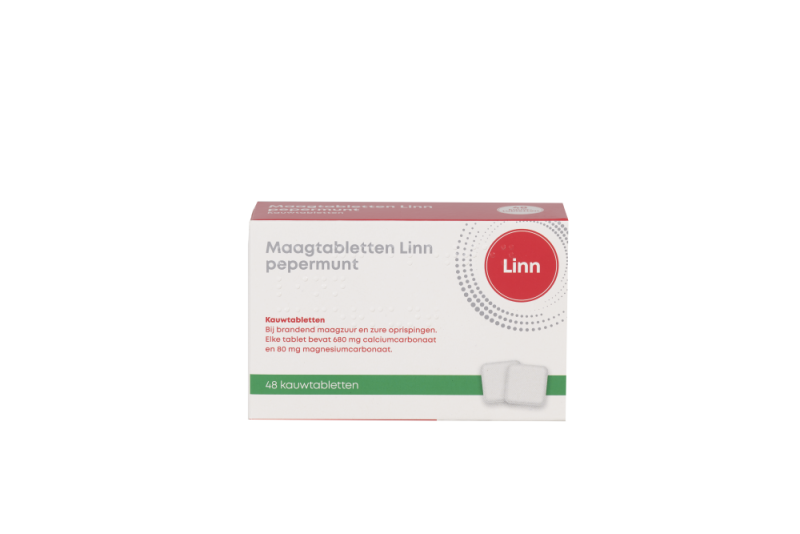 Maagtabletten Pepermunt 48tb