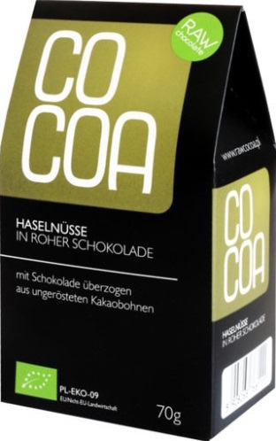 Hazelnoot Raw Chocolate Balletjes 70gr