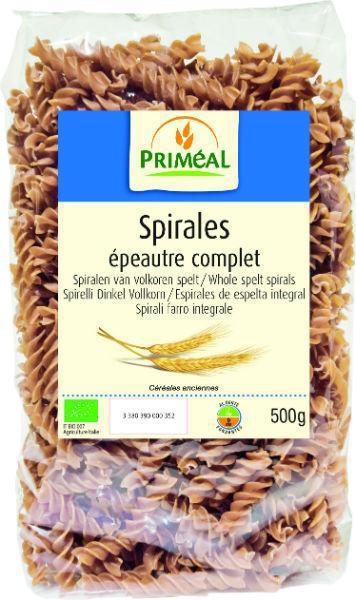 Primeal Spelt Spiralen Volkoren 500g
