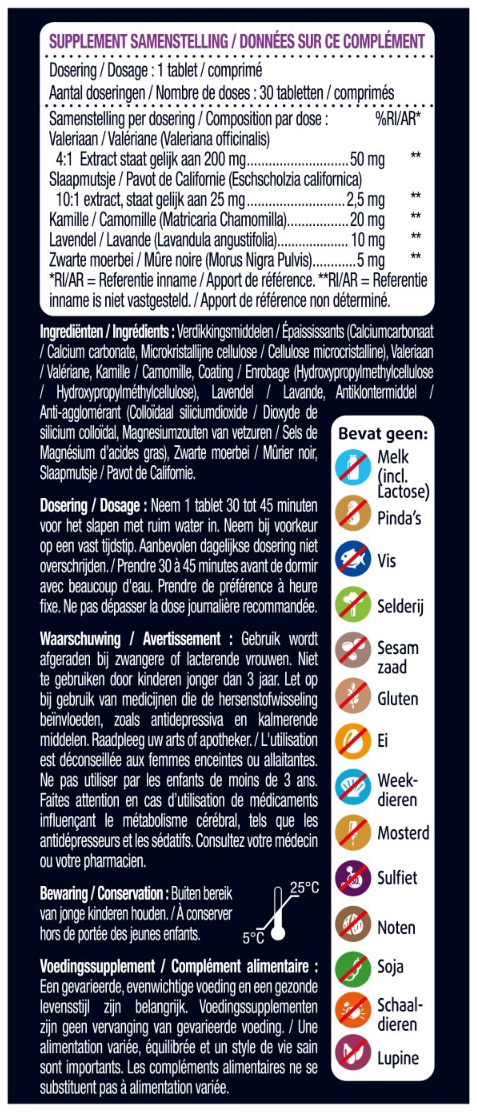 Lucovitaal Slaap Lekker Tabletten 30 Tabletten