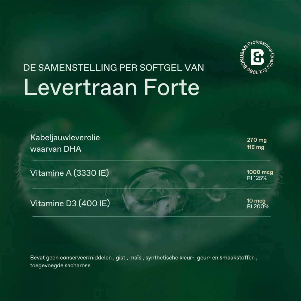 Bonusan Levertraan Forte 120 Softgels