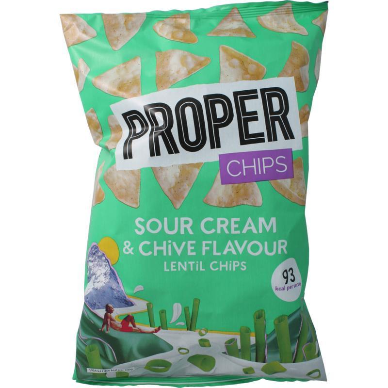 Chips sour cream & chive flavour 85g