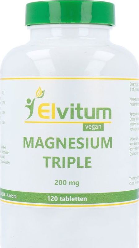 Elvitum Magnesium triple 200mg 120tb