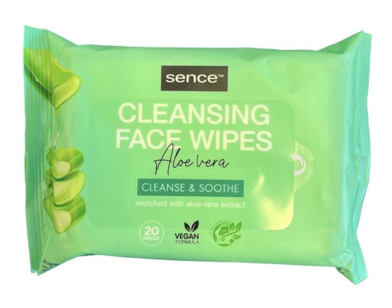 Gezichtsreinigingsdoekjes Aloë Vera 20 Stuks