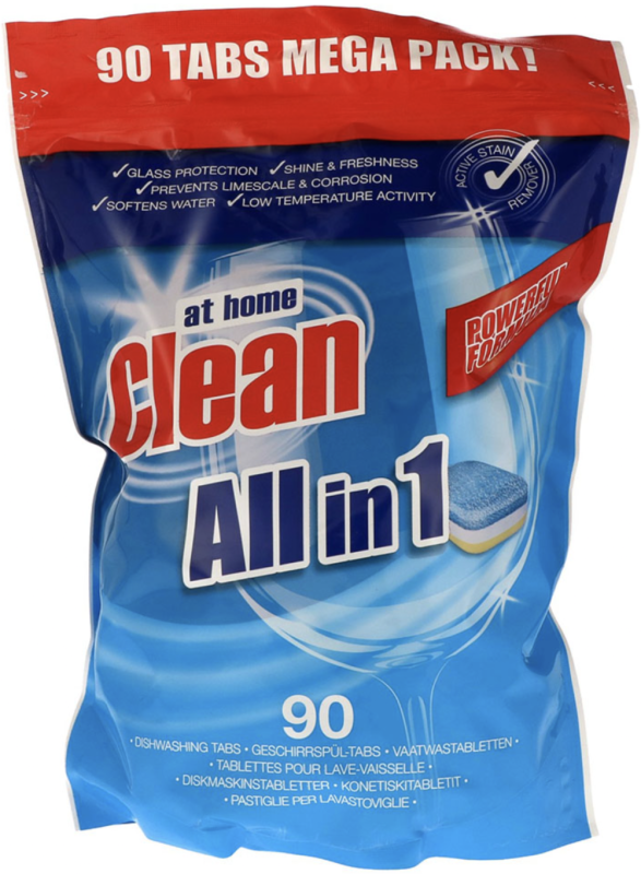 Clean Vaatwastabletten All-in-1 90 Stuks
