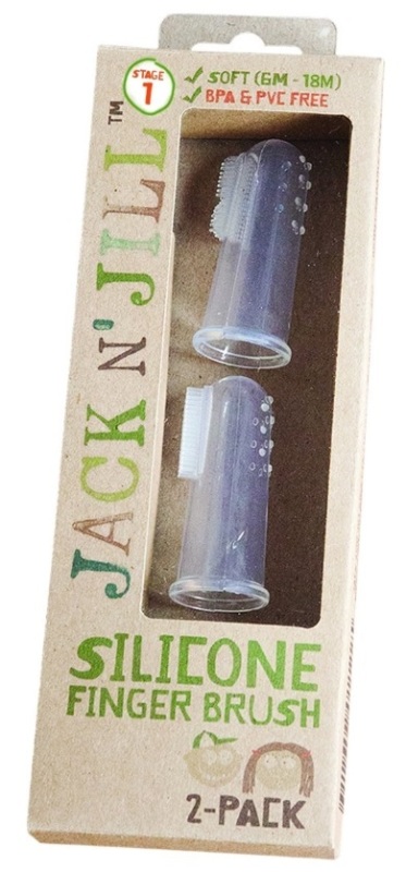 Siliconen Vingerborstel Stage 1 2st