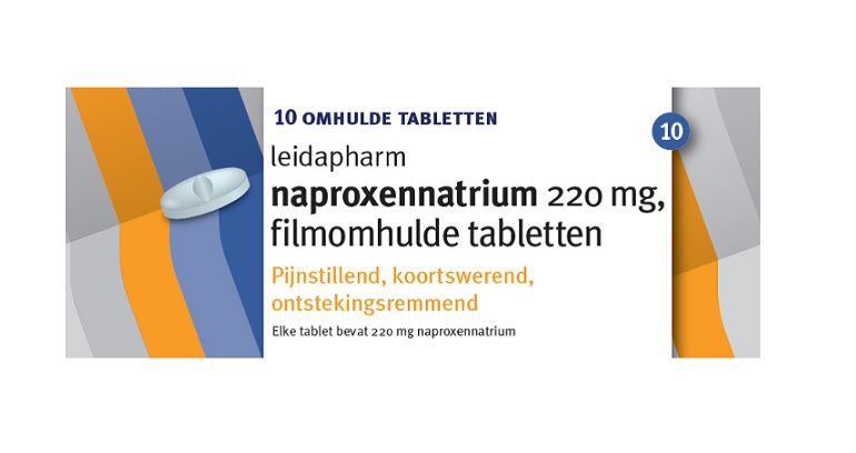 Naproxennatrium 220mg 10 tabletten