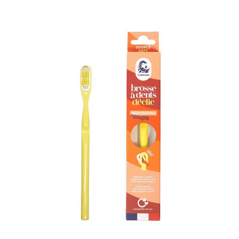 Lamazuna Toothbrush soft mimosa yellow 1st