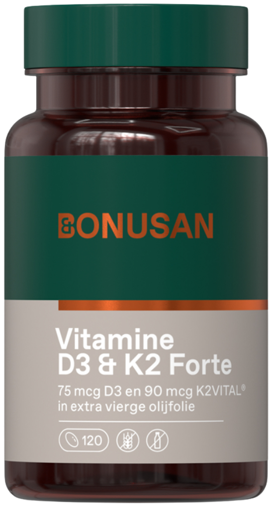 Bonusan Vitamine D3 & K2 120 Softgels