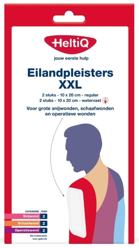 Eilandpleisters XXL 4stuks