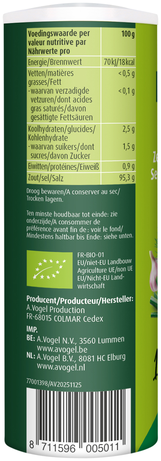 A.Vogel Herbamare Original korrels 125 gram