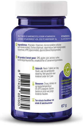 Vitakruid Multi Basis 30 tabletten