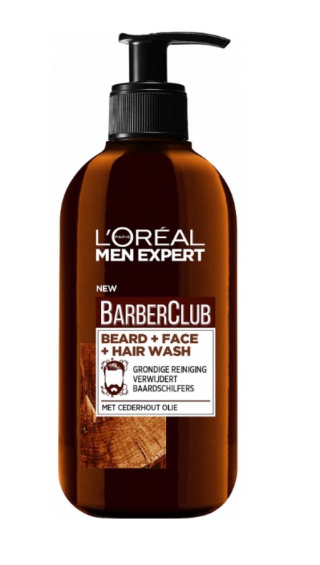 Men Expert Barberclub Beard + Face + Hair Wash  200ml