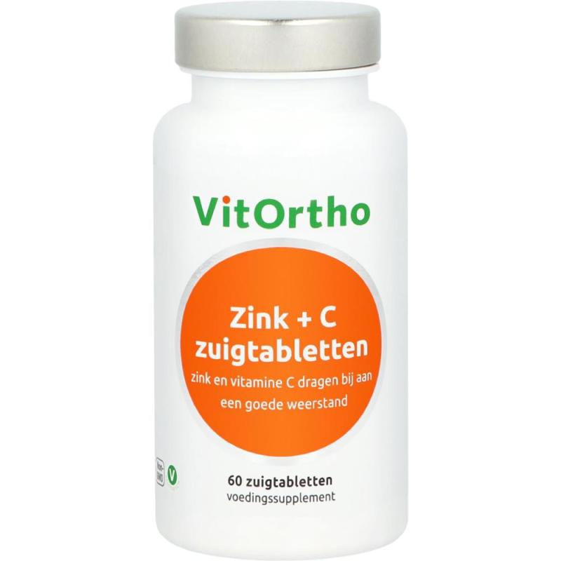Zink + C zuigtabletten 60 zuigtabletten
