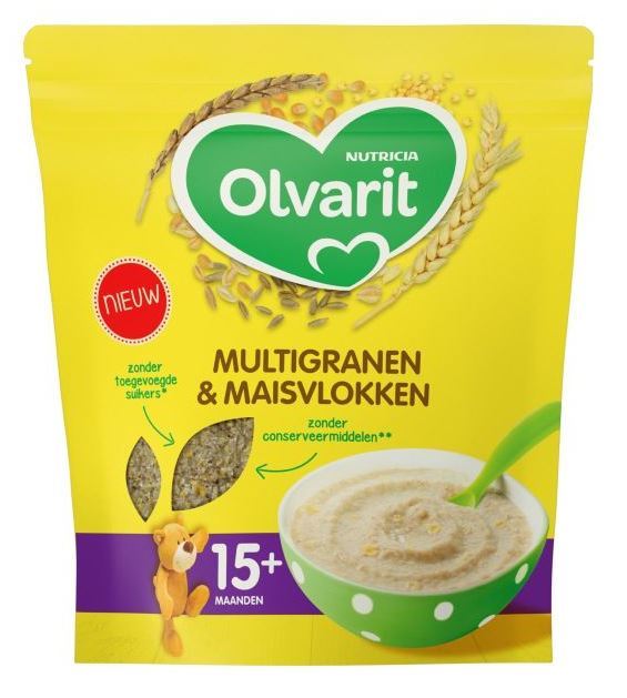 Multigranen & Maisvlokken 15 Maanden 200 gram