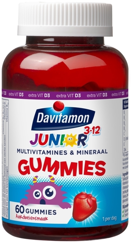 Junior 3-12 Gummies  60 tabletten