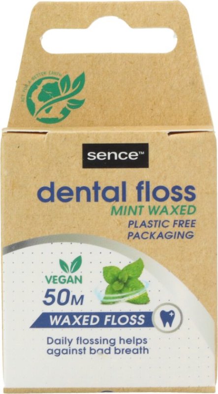 Dental Floss Mint Waxed 1 stuk