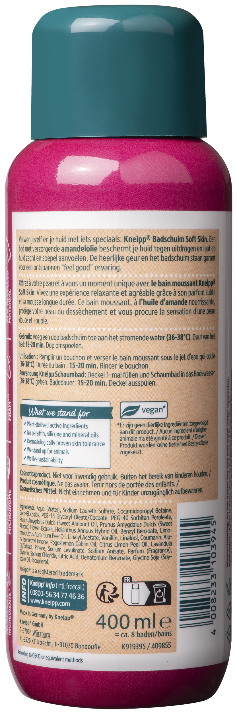 Kneipp Badschuim met Amandelbloesem 400 ML