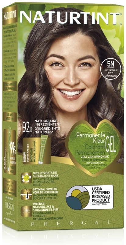 Haarkleuring 5N Licht Kastanjebruin 170 ML