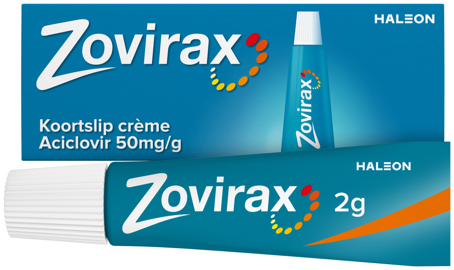 Zovirax Koortslip Crème 5% 2 gram