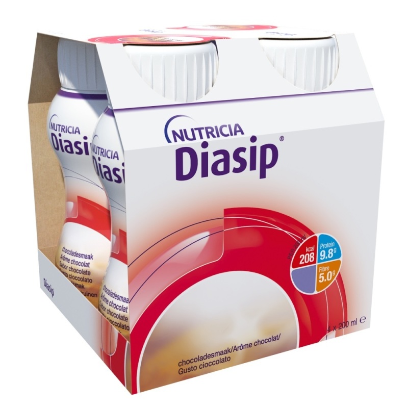Diasip chocolade 4pck 800ml