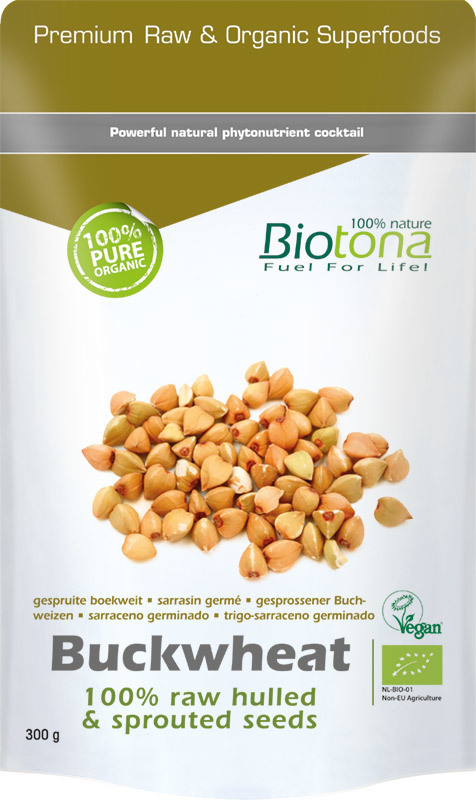 Buckwheat Raw Hulled & Sprouted Seeds Bio 300 Gram