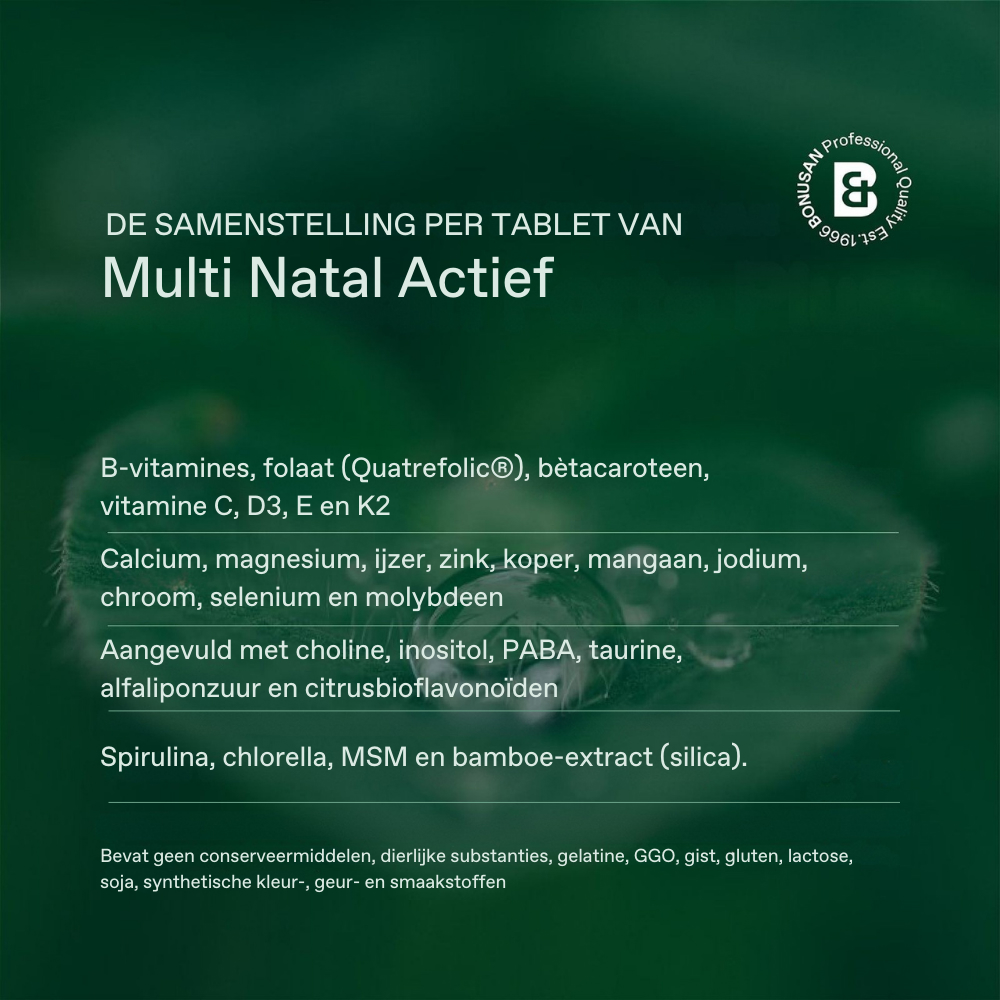 Bonusan Multi Natal Actief 60 Tabletten