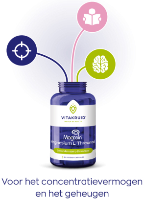 Vitakruid Magnesium L-threonaat 90 Vegan capsules