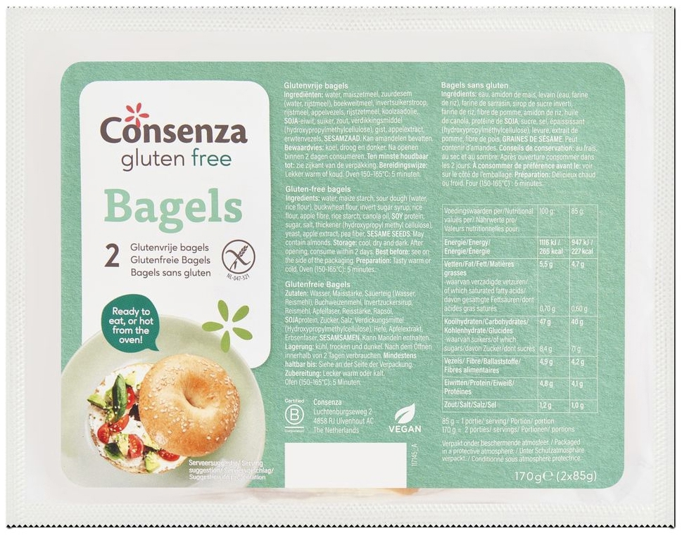 Consenza Bagels 170 gram