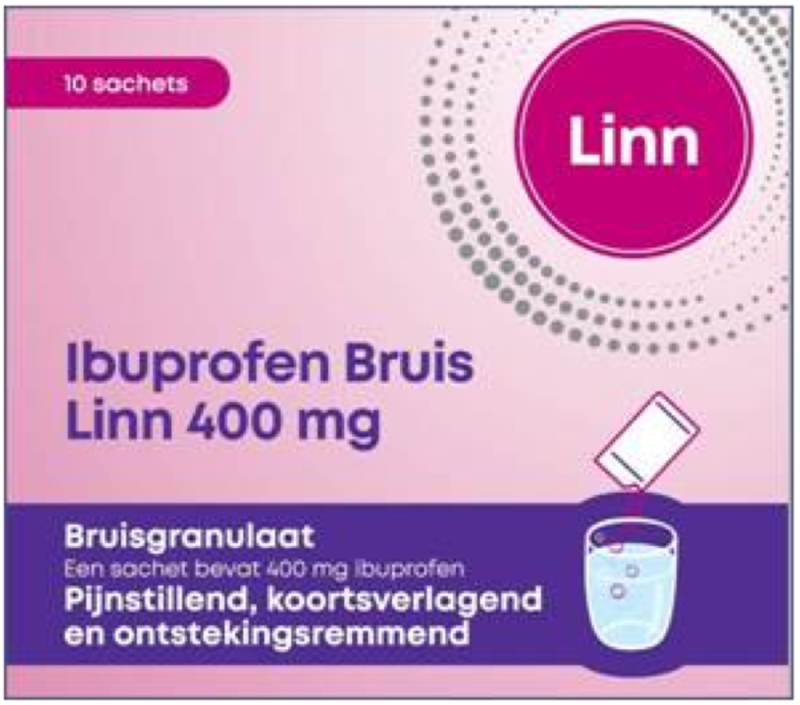 Ibuprofen Bruis 400mg 10 sachets