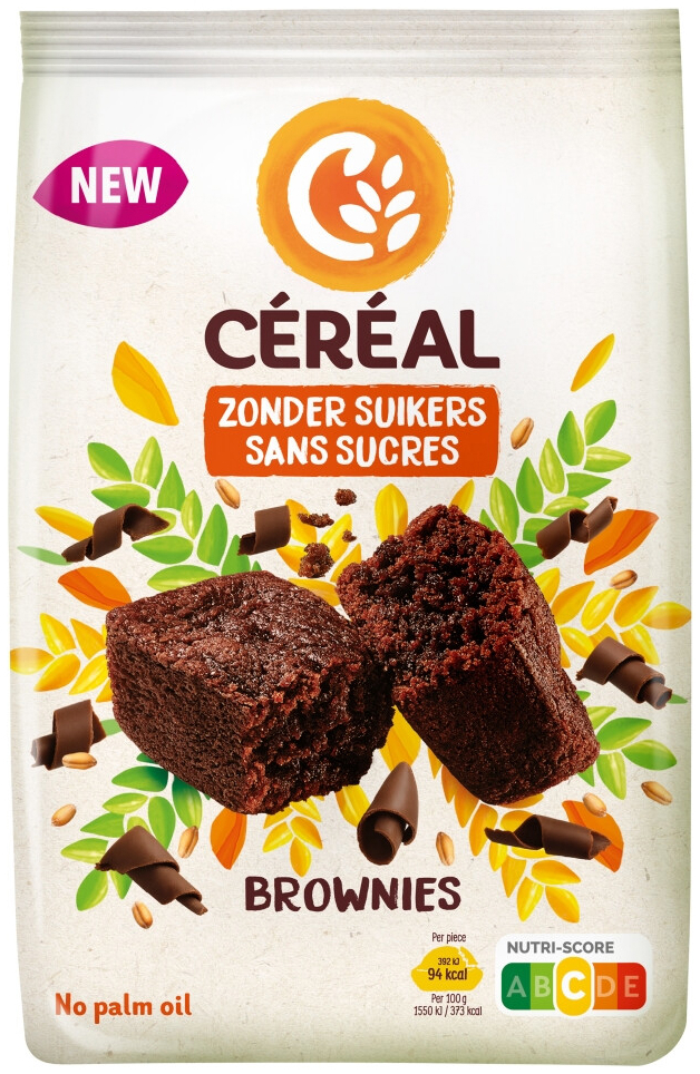 Céréal Brownies Suikervrij 5 x 25 gr