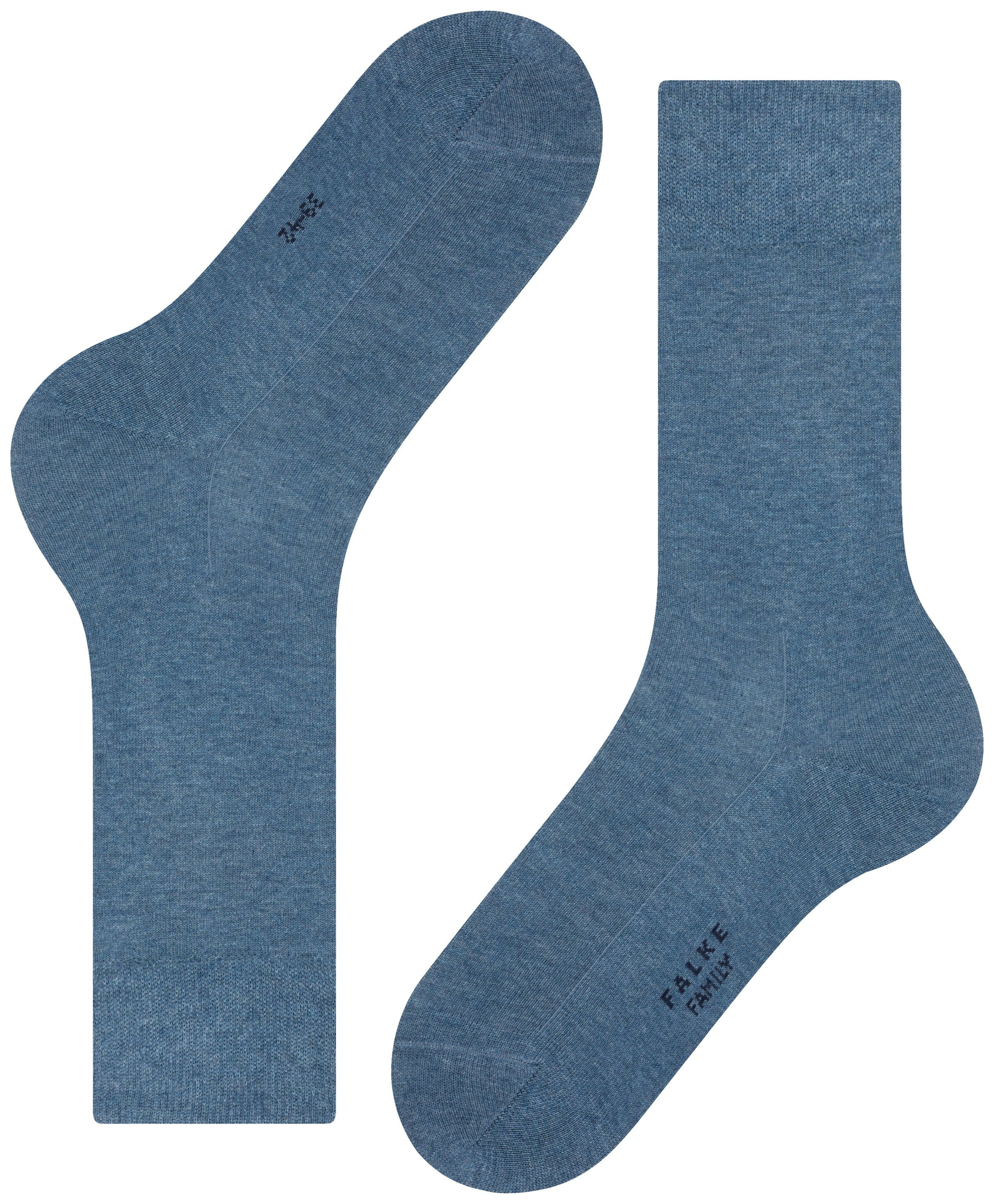 FALKE Heren Family Sokken Light Denim