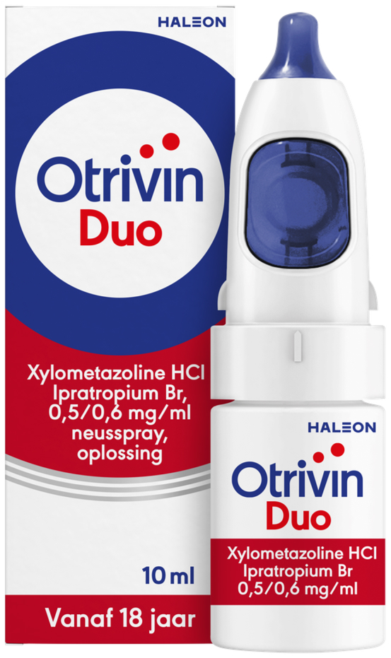 Duo Xylometazoline HCl Ipratropium Br, 0,5/0,6 mg/ml Neusspray 10 ML
