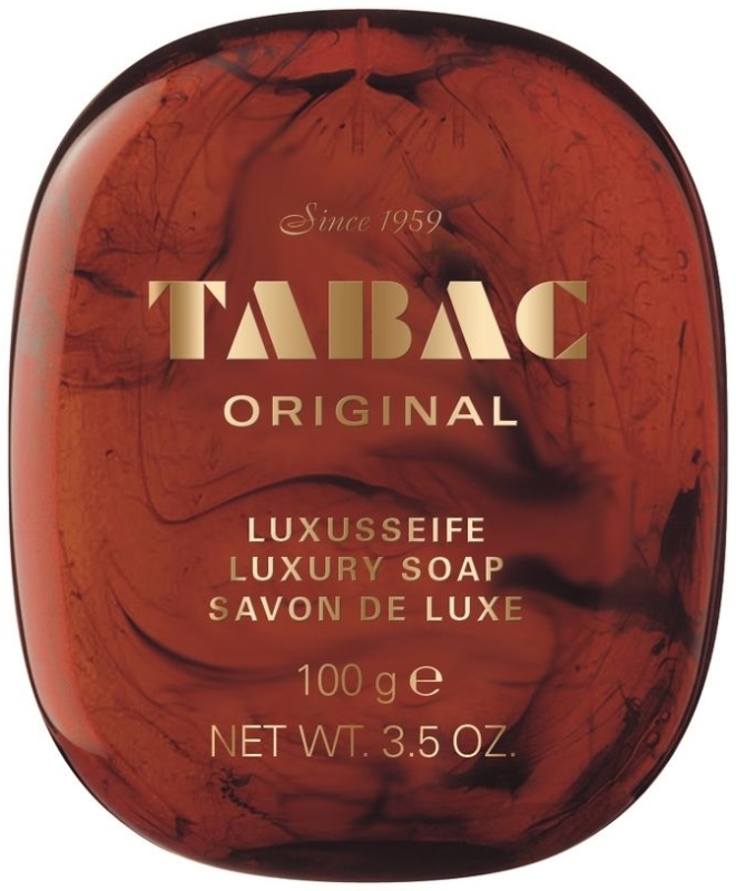 Tabac Original zeep met plastic houder 100g