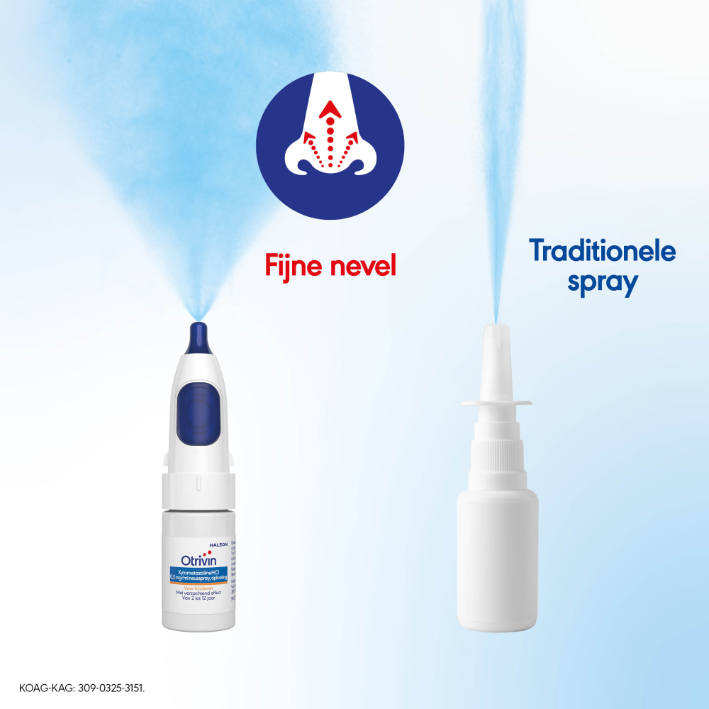 Otrivin Xylometazoline HCI 0,5 mg/ml Kinder Neusspray 10 ml