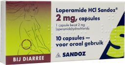 Loperamide 2 mg 10 capsules