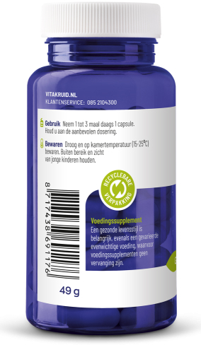 Vitakruid PEA Puur 400 60 vegetarische capsules