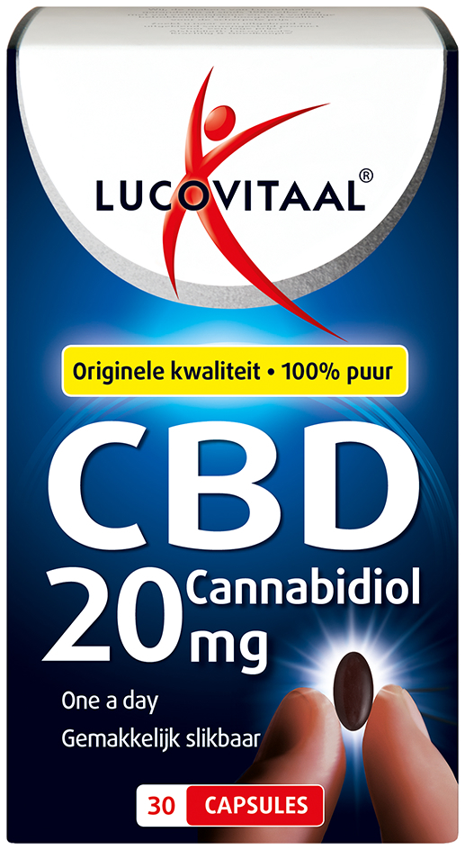 Lucovitaal CBD Cannabidiol 20mg 30 capsules