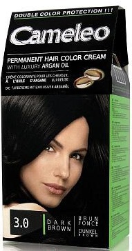 Haarkleuring permanente creme kleuring donker bruin 0.3 1 stuk
