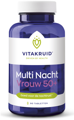 Vitakruid Multi Nacht Vrouw 50+ 90 tabletten