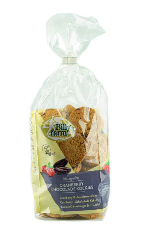 Cranberry choco cookies 175g