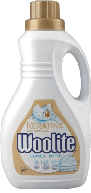 Vloeibaar Wasmiddel Wit met Keratine 25 wasbeurten 1,5 liter