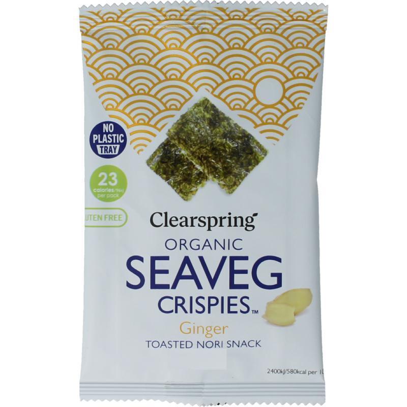 Seaveg - Crispies ginger bio 4g
